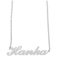 Ewena Steel chain with name Hanka silver - Chain Necklace