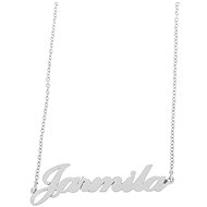 Ewena Steel chain with Jarmila's name silver - Chain Necklace