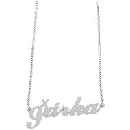Ewena Steel necklace with the name Sarka silver - Chain Necklace