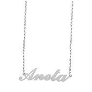 Ewena Steel chain with the name Aneta silver - Chain Necklace