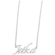 Ewena Steel chain with Jitka's name silver - Chain Necklace
