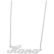 Ewena Steel chain with the name Hana silver - Chain Necklace