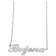 Ewena Steel chain with the name Bozena silver - Chain Necklace