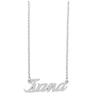 Ewena Steel chain with Ivana's name silver - Chain Necklace