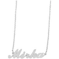 Ewena Steel chain with Mirka's name silver - Chain Necklace