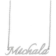 Ewena Steel chain with Michael's name silver KM64 - Chain Necklace