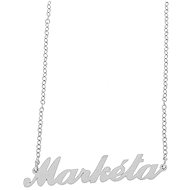 Ewena Steel chain with the name Margaret silver - Chain Necklace