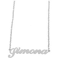 Ewena Steel chain with Simona's name silver - Chain Necklace
