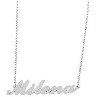 Ewena Steel chain with the name Milena silver - Chain Necklace