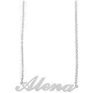 Ewena Steel chain with the name Alena silver - Chain Necklace