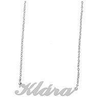 Ewena Steel chain with the name Clara silver - Chain Necklace