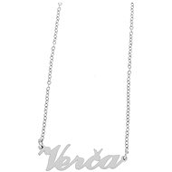 Ewena Steel chain with Verča name silver - Chain Necklace