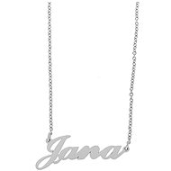 Ewena Steel chain with Jana's name silver - Chain Necklace
