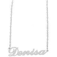 Ewena Steel chain with Denisa's name silver - Chain Necklace