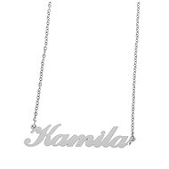 Ewena Steel chain with the name Kamila silver - Chain Necklace