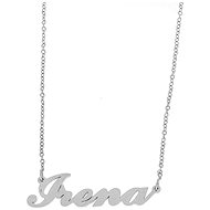 Ewena Steel chain with name Irena silver - Chain Necklace