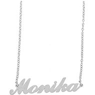 Ewena Steel chain with Monika's name silver - Chain Necklace