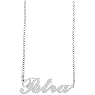 Ewena Steel chain with Petra's name silver - Chain Necklace