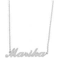 Ewena Steel chain with the name Marika silver - Chain Necklace