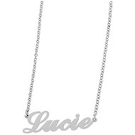 Ewena Steel chain with the name Lucie silver - Chain Necklace