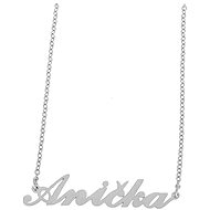 Ewena Steel chain with the name Annie silver - Chain Necklace