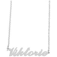 Ewena Steel necklace with the name Victoria silver - Chain Necklace