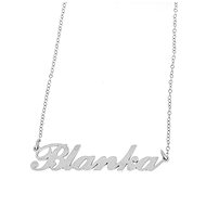 Ewena Steel chain with Blanka's name silver - Chain Necklace