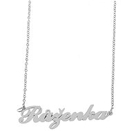 Ewena Steel necklace with the name of Rosie silver - Chain Necklace