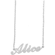 Ewena Steel chain with Alice's name silver - Chain Necklace