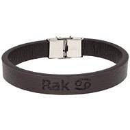 Ewena Brown leather bracelet with Cancer sign - Bracelet
