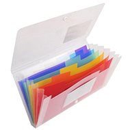 EXACOMPTA Crystal 26x14cm - 7 pockets - Document Folder