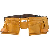 EXTOL CRAFT Leather tool belt, 6 pockets - Tool Belt