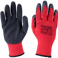 EXTOL PREMIUM Cotton gloves, semi-wet latex, size 10" - Work Gloves