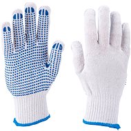 EXTOL CRAFT Cotton gloves with PVC targets on palm, size 10" - Work Gloves