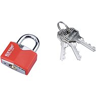 EXTOL PREMIUM Metal padlock red, 30 mm - Padlock