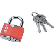 EXTOL PREMIUM Metal padlock red, 40 mm - Padlock