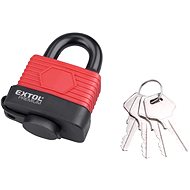 EXTOL PREMIUM Waterproof padlock red, 50 mm - Padlock
