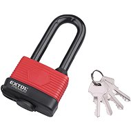 EXTOL PREMIUM Waterproof padlock red, extended, 65 mm - Padlock