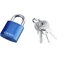EXTOL CRAFT Cast iron padlock blue, 25 mm - Padlock