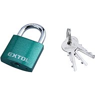 EXTOL CRAFT Padlock cast iron green, 38 mm - Padlock