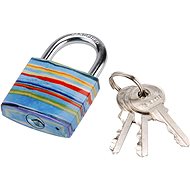 EXTOL CRAFT Cast iron padlock, coloured, 38 mm - Padlock