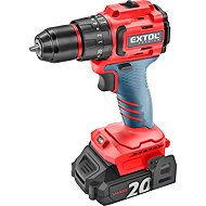 EXTOL PREMIUM AKU drilling screwdriver with impact driver SHARE20V, 8891808 (1 × 2 Ah) - Drill Driver