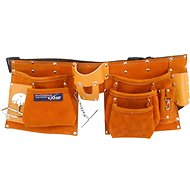 Extol Premium 420, leather, 9 pockets - Tool Belt