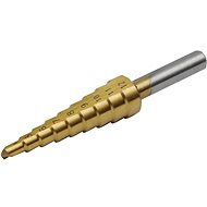 Extol Craft 20051 diameter 4-12 mm, graduation 1 mm, 9 holes, shank diameter 6 mm, length 69 mm, TiN - Drill Bit
