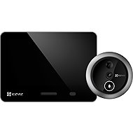 EZVIZ Smart WiFi Door Peephole EP4 (Silver) - Digital Peep Hole Viewer