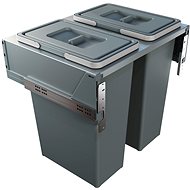 Elletipi BLOCK 2.0 built-in pull-out basket 35+35 l - Rubbish Bin