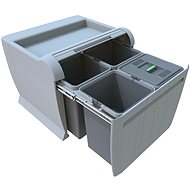 Elletipi CITY built-in pull-out basket 12+12+12+12+12 l - Rubbish Bin