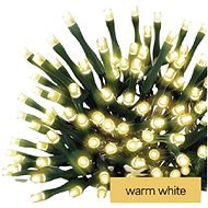 EMOS LED vianočná reťaz, 8,4 m, 3× AA, vonkajšia aj vnútorná, teplá biela, časovač - Svetelná reťaz