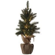 EMOS LED karácsonyfa, 52 cm, 3x AA, beltéri, meleg fehér, időzítővel - Műfenyő