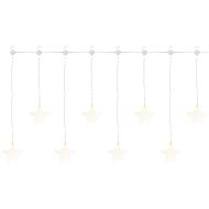EMOS LED Christmas curtain - stars, 45x84 cm, indoor and outdoor, warm white - Light Chain